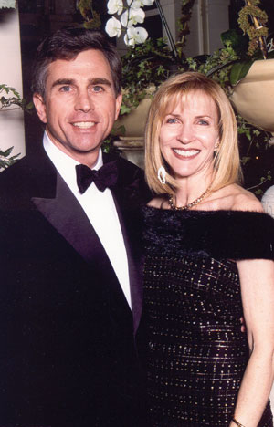 Russel Goldsmith with his wife