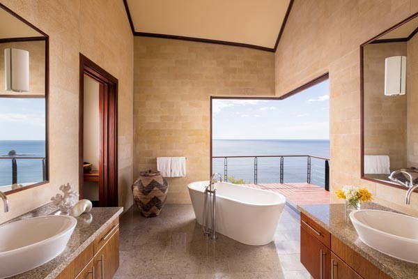 Bathroom with a view