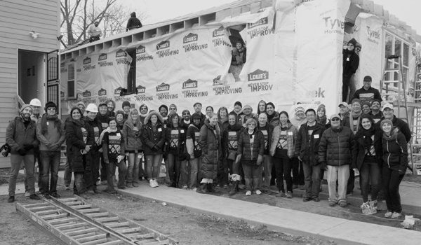 Blackline crews working with Habitat for Humanity