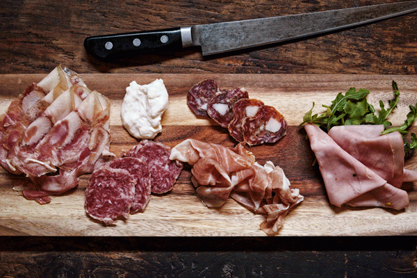 Rossoblu's finest meat boards