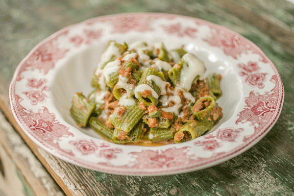 The Ponte's Porcini Mezze Rigatoni