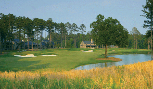 9th hole on the Creek course