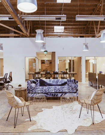 The Bouqs Co.'s marketing lounge