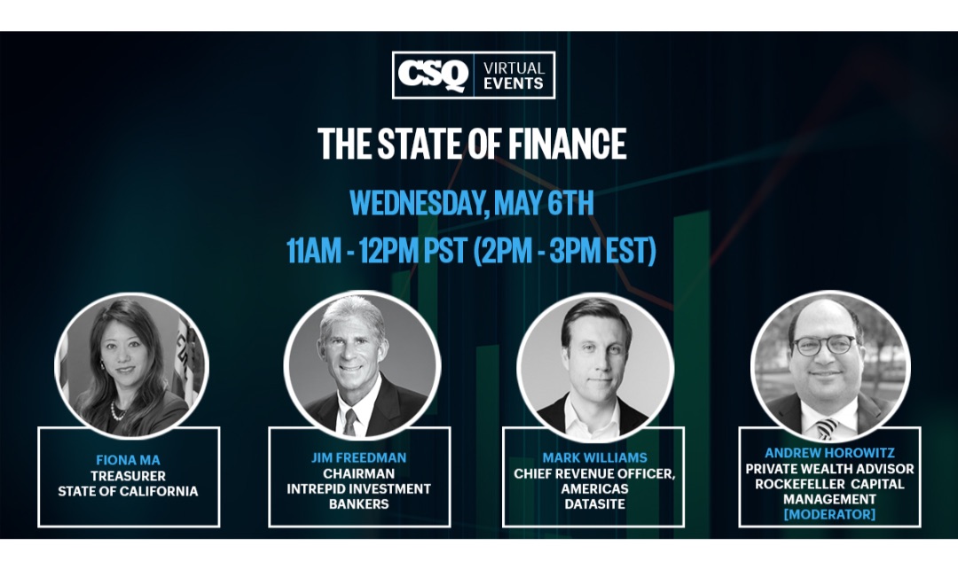 Virtual Event | CSQ Speaker Series: The State of Finance [Watch Now]