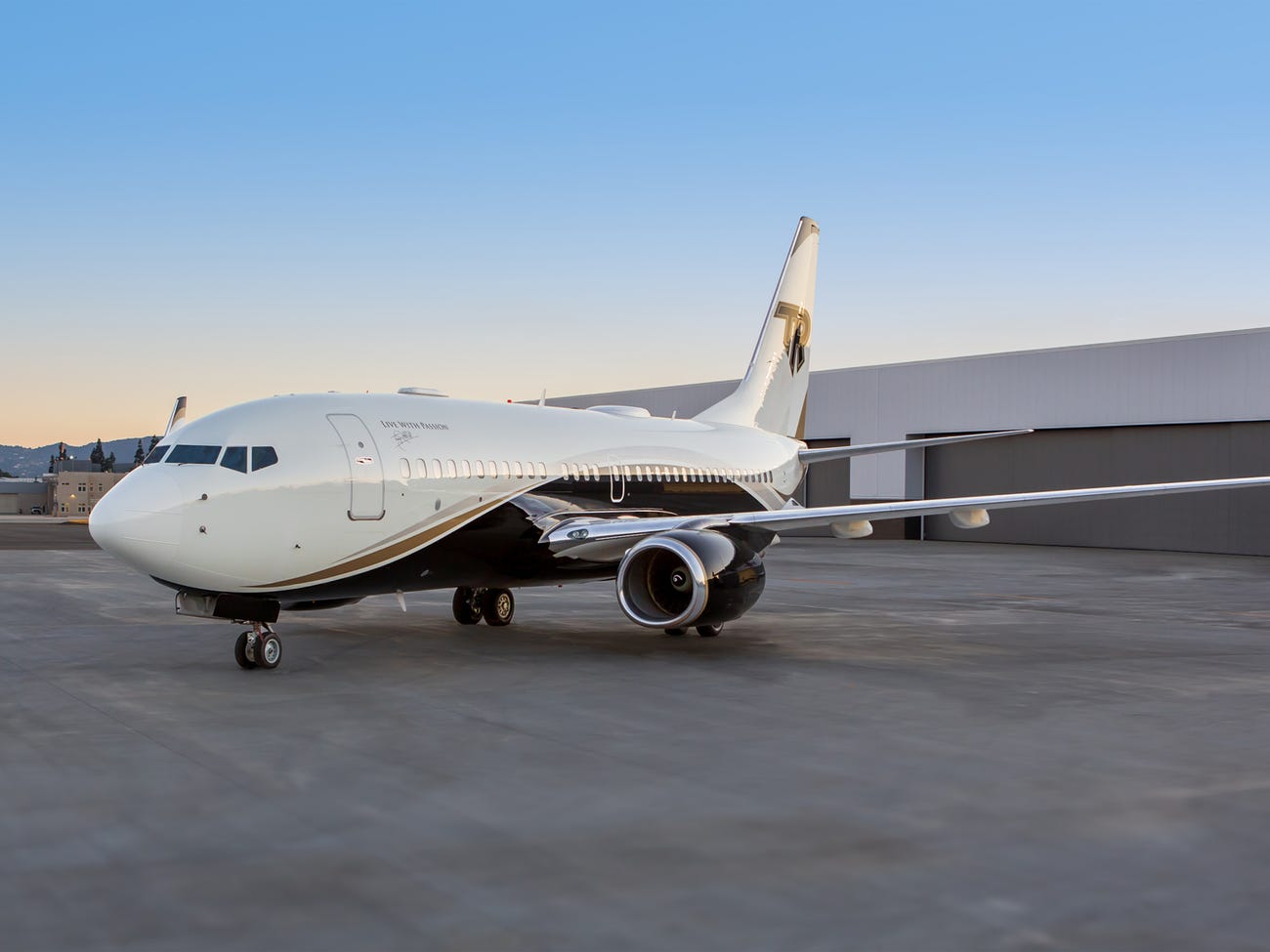 For Charter: Tony Robbins’ Boeing Business Jet